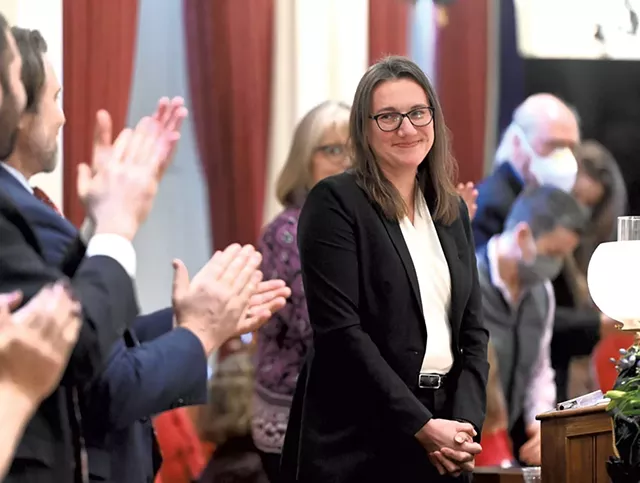 House Speaker Jill Krowinski - JEB WALLACE-BRODEUR