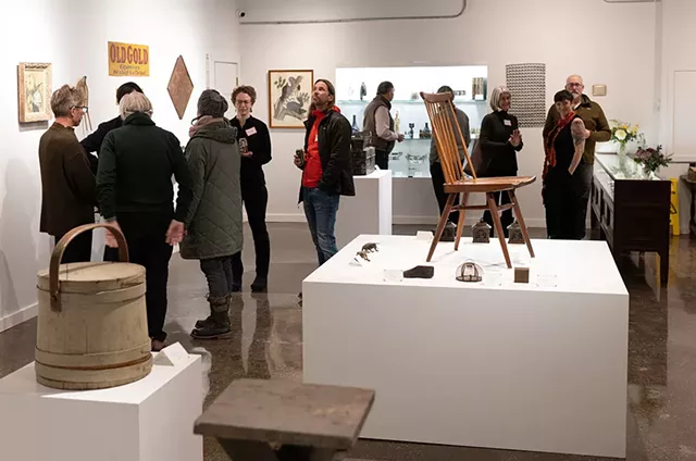 The private opening at Bittner Antiques' new showroom - COURTESY OF MICHAEL HEENEY