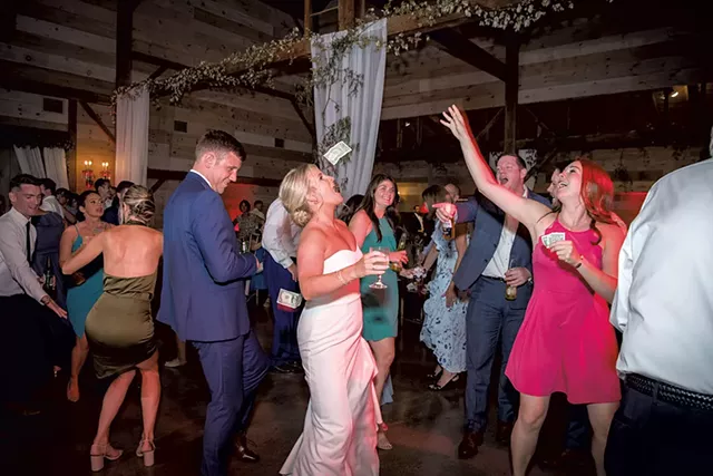 Katie Hodges at a wedding - COURTESY OF MICHAEL GALLITELLI