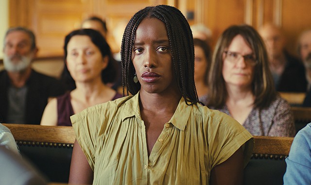 Kagame plays a writer obsessed with another woman's trial for murder in Diop's mesmerizing drama. - COURTESY OF NEON