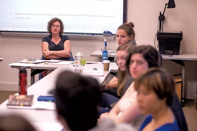 Shawna Shapiro teaching at Middlebury College - CALEB KENNA