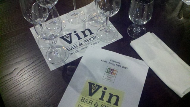 Wine tasting at Vin Bar & Shop in Burlington - VIN BAR & SHOP