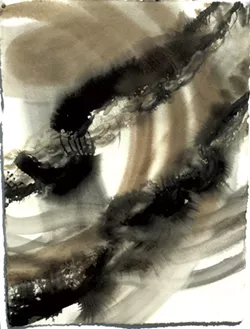 Drawings from "Deluge" series by Brenda Garand - COURTESY OF BRENDA GARAND