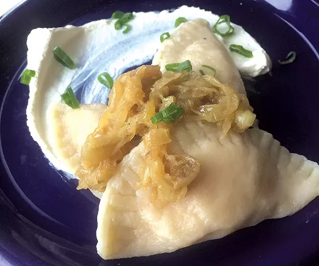 Cheesy potato dumplings - SUZANNE PODHAIZER