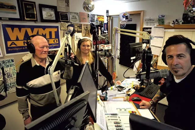 Left to right: Ernie Farrar, Lisa Nagle and Charlie Papillo - MATTHEW THORSEN