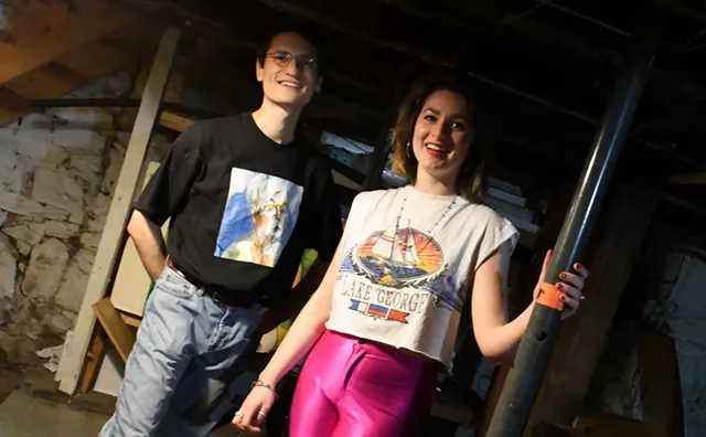 Jack Braunstein and Caroline DeCunzo of Como Tapes - LEE KROHN