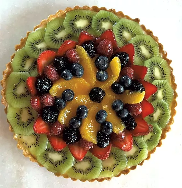 Fruit tart from Red House Sweets