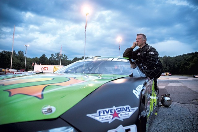 Governor-elect Phil Scott at Barre’s Thunder Road SpeedBowl - FILE: JAMES BUCK