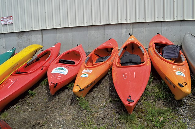 Kayaks to be auctioned - KATIE JICKLING
