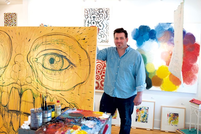 Ross Sheehan in his studio - CALEB KENNA