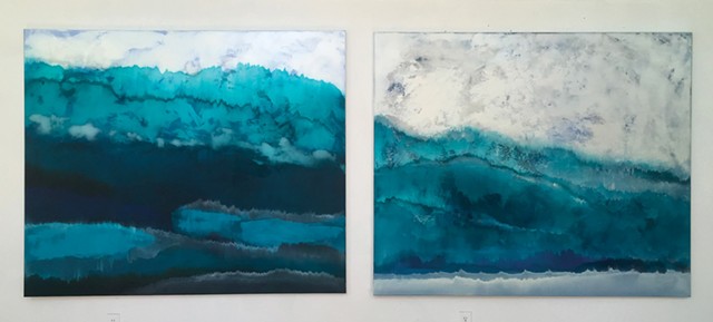 Charlie Bluett, "Winter Layers" and "Winter Long Trail"