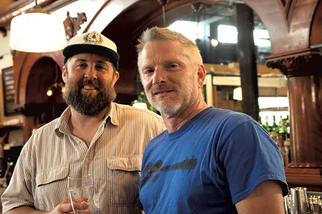 Matt Wilson (left) and Michael Kuk - MATTHEW THORSEN