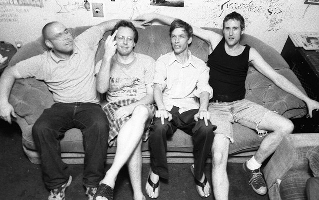 The Pants; L to R: Paul Jaffe, Neil Cleary, Tom Lawson, Eric Hutchins - COURTESY OF THE PANTS