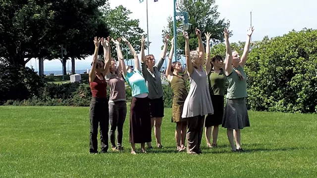 Dancers at the waterfront - ELIZABETH M. SEYLER
