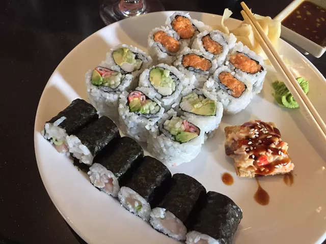 Asian Bistro's sushi lunch - HANNAH PALMER EGAN