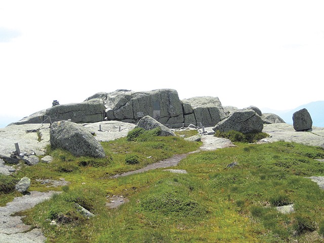 The summit of Mount Marcy in 2011 - COURTESY OF THE ADIRONDACK SUMMIT STEWARDSHIP PROGRAM