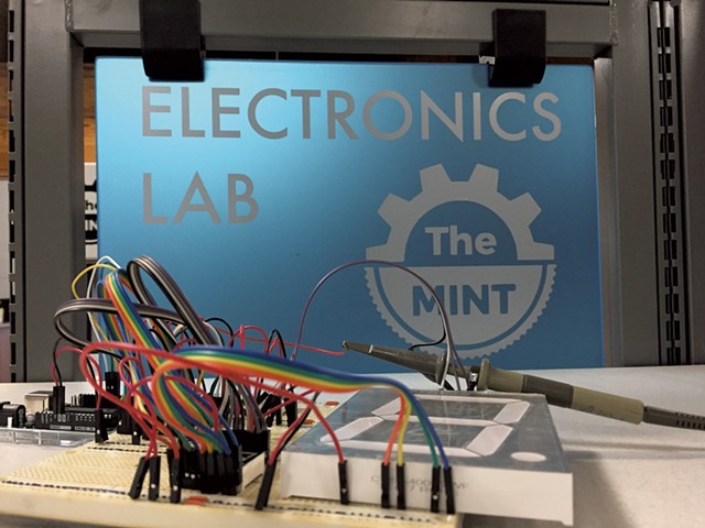 A glimpse inside the electronics lab of the Mint - COURTESY OF THE MINT
