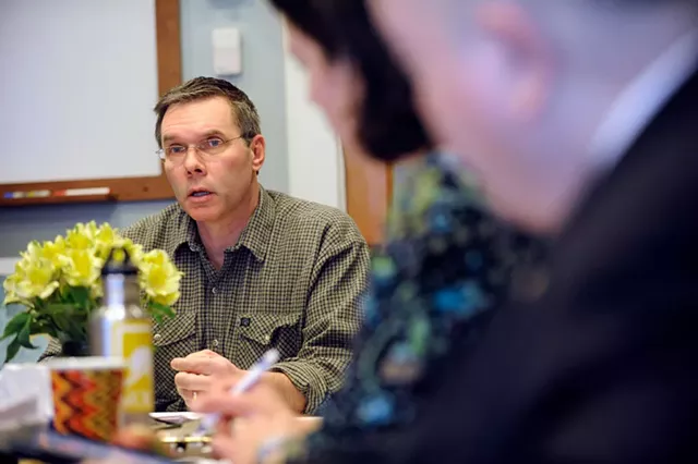 Democratic gubernatorial candidate James Ehlers - FILE: JEB WALLACE-BRODEUR