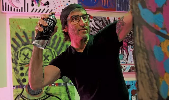 Burlington artist Frank DeAngelis - MATTHEW THORSEN