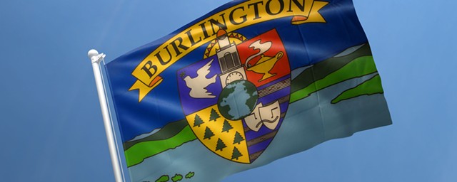 Current Burlington flag - COURTESY OF BURLINGTON CITY ARTS