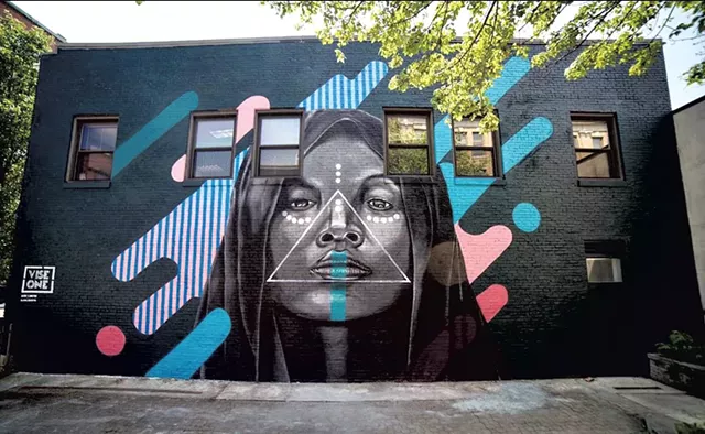 "Black Madonna" by Vise 1 and Julez Roth - COURTESY OF CHRISTOPHER GAINES