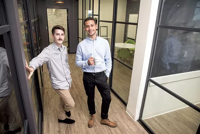 Alex Horner (left) and Ben Boas - JAMES BUCK
