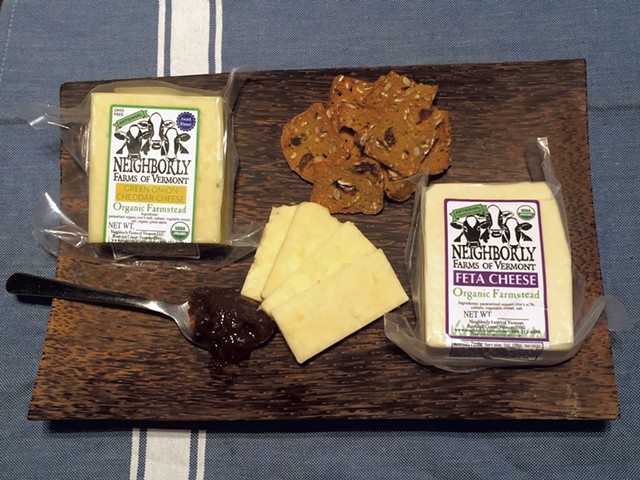 Neighborly Farms cheese with crackers and jam - MOLLY ZAPP