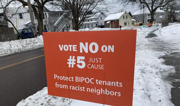 Signs Opposing Eviction Restrictions in Order to 'Protect BIPOC Tenants' Cause Stir
