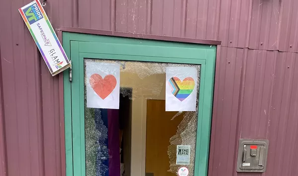 'It's a Really Tough Time': Vandal Throws Rock Through Front Door of Pride Center