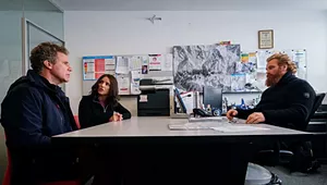 Things Go 'Downhill' for a Vacationing Couple in a Darkly Comic Reinterpretation of a Swedish Hit