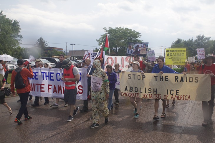 Slideshow: ICE Protest and Border Patrol Checkpoint