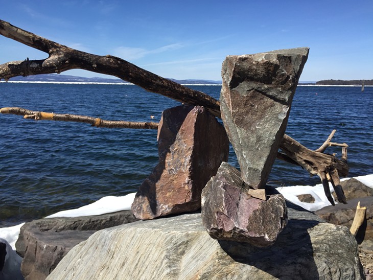 Natural Artwork on the Burlington Waterfront