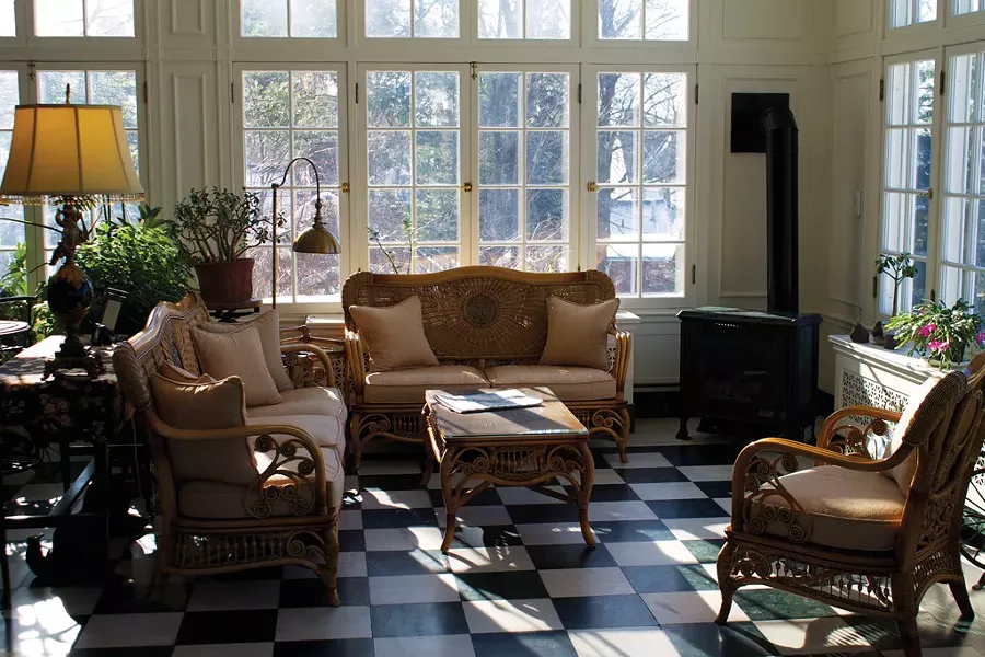 Willard Street Inn's solarium - COURTESY OF WILLARD STREET INN