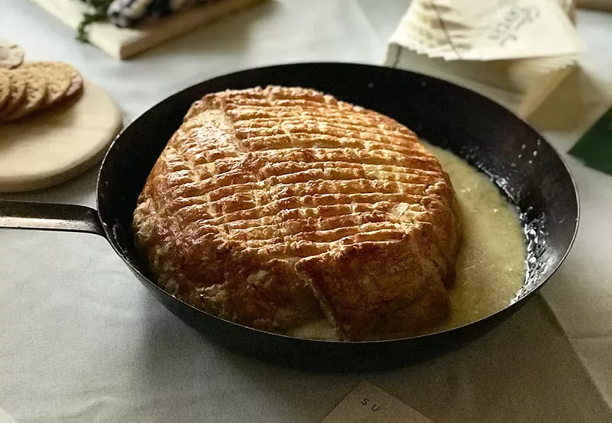 Baked Lillé from Vermont Farmstead Cheese - SUZANNE M. PODHAIZER