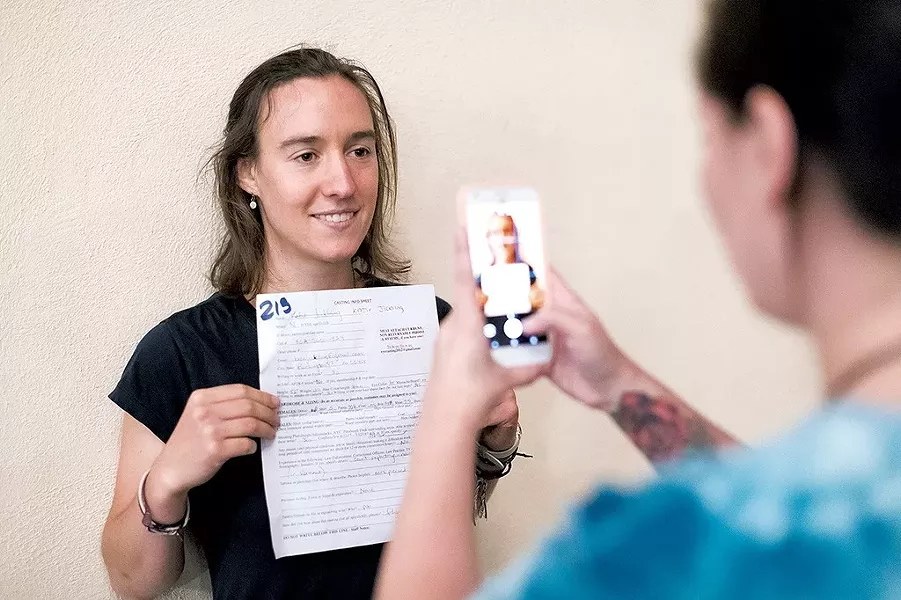 Katie Jickling at the "Escape at Dannemora" audition - GABRIEL DICKENS