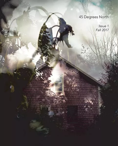 45 Degrees North, Issue 1, Fall 2017, is available at maryzompetti.com. $25.