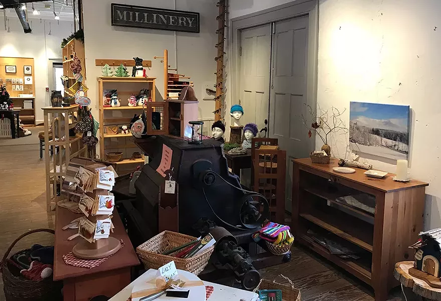 The Old Red Mill craft shop - SUZANNE M. PODHAIZER