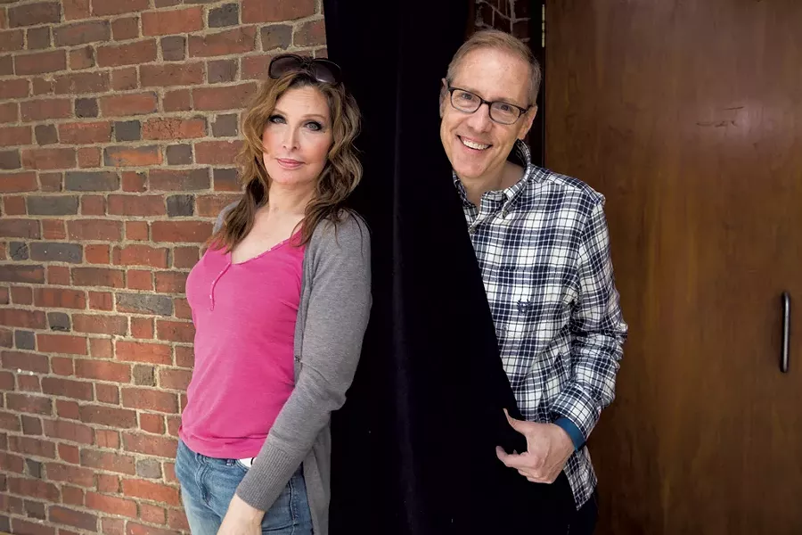Original cast member Bianca Leigh (left) and playwright Paul Lucas - COURTESY OF JON CHASE/HARVARD