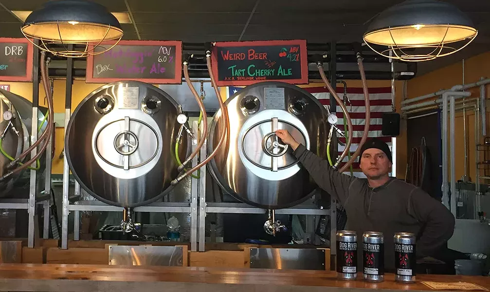 Leo Foy at Dog River Brewery - HANNAH PALMER EGAN