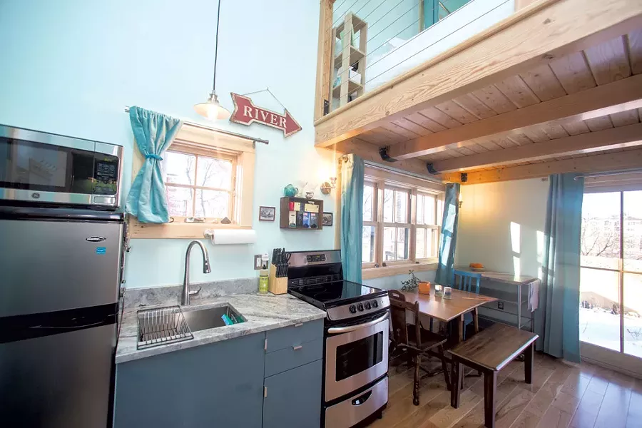 Kitchen with dining nook - COURTESY OF JAMES BUCK