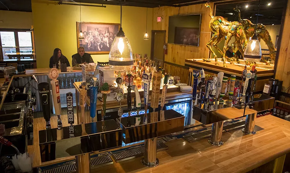 The bar at Old Post - JAMES BUCK