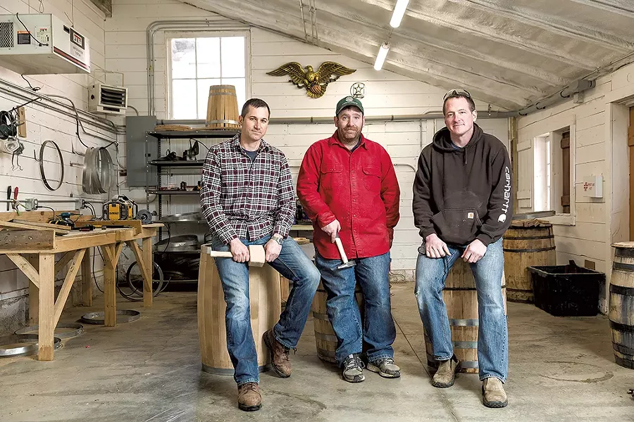 Left to right: Tony Fletcher, Josh Waterhouse and Mac Broich - OLIVER PARINI