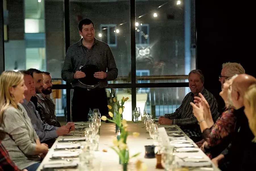Hotel Vermont hosted a dinner as part of Zephyr Conferences' second annual Beer Marketing & Tourism Conference - BEAR CIERI