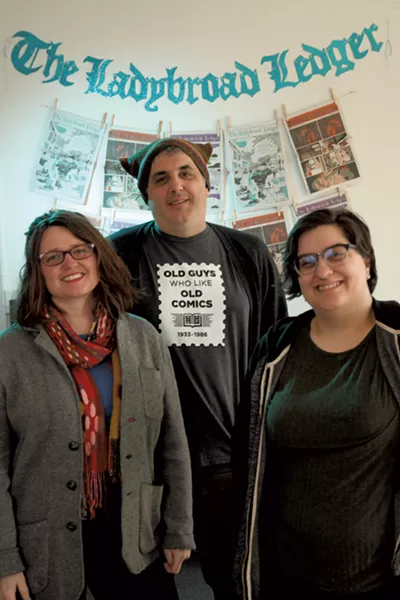 Kristin Humbargar, Andy Kolovos and Stephanie Zuppo - MATTHEW THORSEN