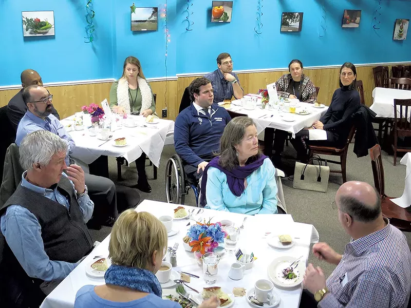 Burlington School Board luncheon at Burlington High School - MATTHEW THORSEN