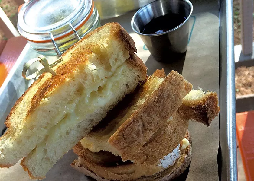 Grilled cheese at Picnic Social - SUZANNE PODHAIZER