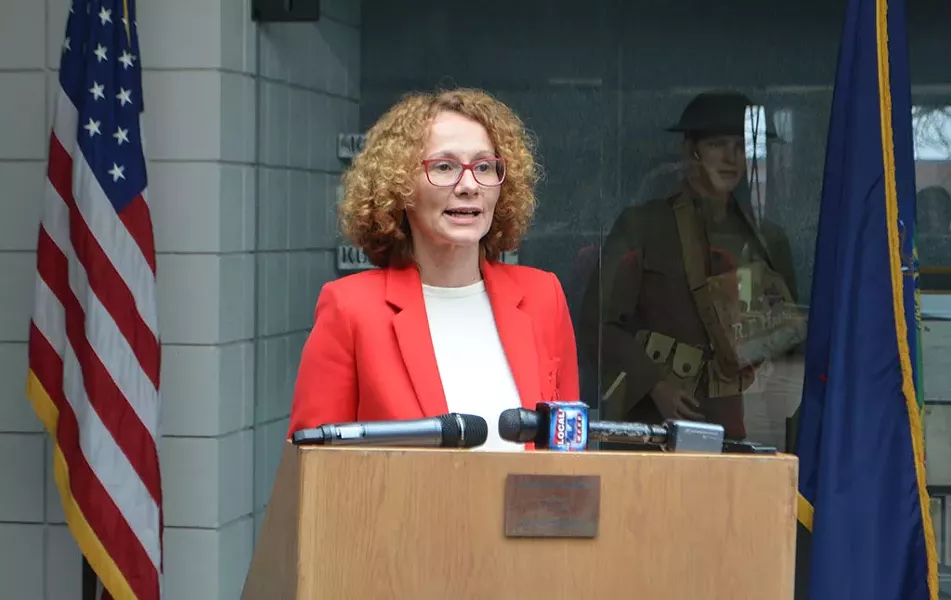 Macedonian defense minister Radmila Šekerinska - SASHA GOLDSTEIN