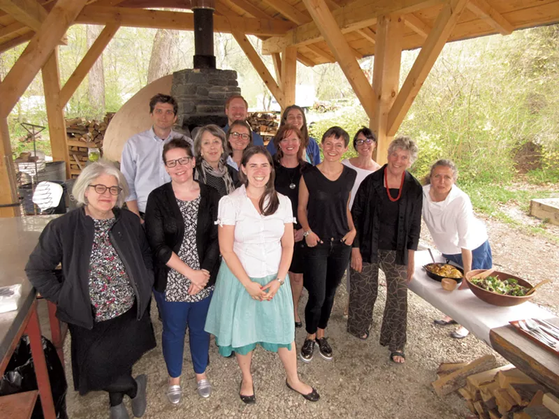 Vermont Curators Group meeting - at BigTown Gallery - AMY LILLY