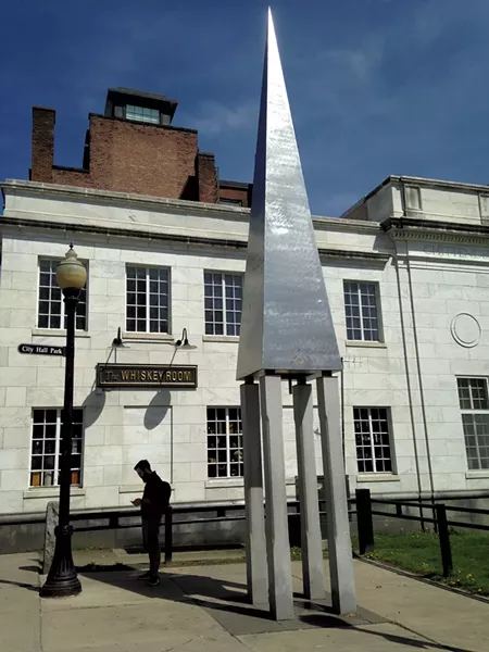 "Millennium Sculpture and Time Capsule" in City Hall Park - KEN PICARD