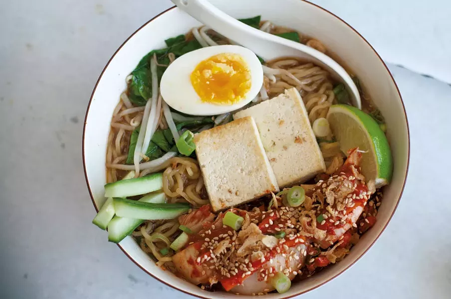 Kimchi-tofu ramen - HANNAH PALMER EGAN